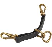 Blenheim - Lunettes de longe "Newmarket", cuir ER645 (28 cm) (Noir)