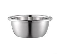 BlesConi 1 bol en acier inoxydable pour cuiseur à riz Zojirushi - Pot intérieur de rechange 304 - Bord inversé - Pour mélanger, laver et battre - Argenté (22 cm)