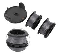 BlesConi Bobine de fil de coupe et couvercle compatible avec les débroussailleuses Bosch GrassCut 18 18-26 18-260 à batterie