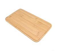 BlesConi Boîte à pain avec couvercle en bois et planche à découper pour comptoir de cuisine, boîte à pain en métal avec trous de ventilation, 33 x 18,5 x 13,7 cm