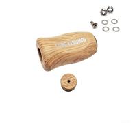 BlesConi Bouton de moulinet à lancer en bois pour Daiwa SLP Tatula pour moulinet Zillion, matériau ABS, 32,9 x 20,5 mm, 4,9 g (1 set)