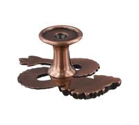 BlesConi Bouton de placard en alliage de zinc en forme de dragon pour meubles et portes d'enfants (bronze rouge)