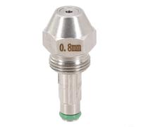 BlesConi Buse de brûleur d'huile usée - Siphon en acier inoxydable avec alésage de 0,8 mm à 2,0 mm pour pulvérisation atomisée (0,8 mm)