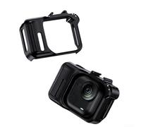 BlesConi Cadre de protection pour INSTA360 GO Ultra, cage antichoc à clipser avec support de griffe (noir)