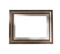 BlesConi Cadre photo A4 élégant style rétro pour décoration murale et table pour la maison et le bureau, vert (doré)