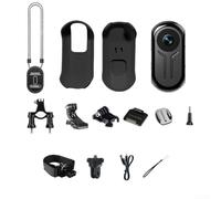 BlesConi Caméra d'action HD 1080p avec vision nocturne, grand angle de 120 °, mini caméra portable pour le sport (noir)