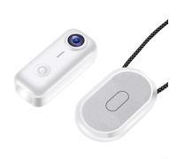 BlesConi Caméra d'action magnétique compacte 2K 120° grand angle ABS portable pour vélo Dashcam Noir ou blanc