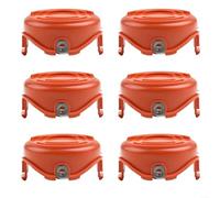 BlesConi Capuchon de Bobine pour Débroussailleuse Black Decker pour GL7033 GL8033 GL9035, Pièce de Rechange pour Coupe-Herbe à Levier 90583594 (6 pièces)