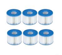 BlesConi Cartouche pour Filtre Piscine Intex S1,Cartouche de Remplacement pour piscines Pure Spa (6pcs)