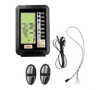 BlesConi Compteur de vitesse elliptique pour vélo d'appartement, moniteur de vélo stationnaire, ordinateur de remplacement avec capteur de fréquence cardiaque, balayage, temps, vitesse, calories