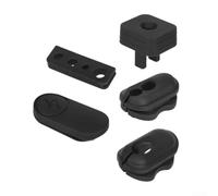 BlesConi Coque de protection en silicone pour Xiaomi pour 5 Plus Scooter Controller Port étanche Noir