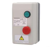 BlesConi Démarreur de moteur électrique triphasé 380 V, interrupteur magnétique avec protection intelligente 24 h, boîtier ABS IP55 pour applications de compresseur (2,4-3,6 A)