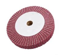 BlesConi Disque à récurer non tissé pour meuleuse d'angle de 150 mm x 50 mm x 20 mm, maille rouge 320 et maille verte 180