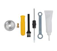 BlesConi Engrenages de moulinet 7.1:1 pour Abu Garcia Max B3, Orange Max B4 Pro, Zata B5, pièces de rechange métalliques pour main gauche ou droite (main gauche)