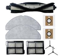 BlesConi Ensemble d'accessoires pour aspirateur robot ILIFE A30 Pro V10o avec brosses latérales, filtres primaires, chiffons et sacs à poussière