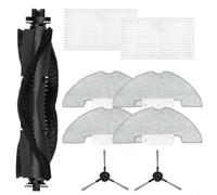 BlesConi Ensemble d'accessoires pour aspirateur robot Prosceni Q10 Q20 : brosse principale, filtres, serpillères, côtés (A)