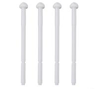 BlesConi GEBERIT Twinline Lot de 4 tiges de chasse d'eau pour plaques de chasse d'eau 135 mm x 7 mm Blanc