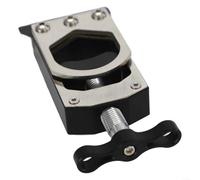 BlesConi Guide de coupe de tube de vélo CNC pour fourche en carbone et aluminium, outil en alliage anodisé pour tubes de 19 mm à 38 mm de diamètre (noir)