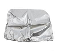 BlesConi Housse anti-poussière pour imprimante, 50 x 40 x 30 cm, tissu Oxford imperméable pour copieurs à la maison et au bureau, lavable en machine (argenté)