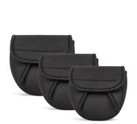 BlesConi Housse de Moulinet de Pêche Néoprène, Housse de Protection Durable Contre le Sel et les UV, Pochette de Rangement Respirant pour Moulinet Gaucher et Droitier