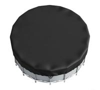 BlesConi Housse ronde noire pour piscine hors sol, protection en tissu Oxford résistant aux intempéries pour table de rebond pour enfants et animaux domestiques, design compact et pliable (1)