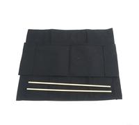 BlesConi Housses de rechange pour chaise de directeur, siège et dossier pliables en toile polyester avec kit d'installation, plusieurs couleurs (noir)
