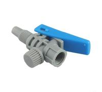 BlesConi Interrupteur de poignée de pulvérisateur de jardin avec clip de maintien automatique pour arrosage extérieur, plastique, calibre 1,5 cm, filetage intérieur de 0,7 cm