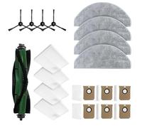 BlesConi Kit complet d'accessoires pour Cecotec pour Conga 7490 pour Ultimate Home pour X-Treme, robot aspirateur pièces de rechange pour brosse principale, brosses latérales, filtres, serpillères et