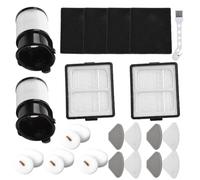 BlesConi Kit d'accessoires pour aspirateurs Shark PowerDetect Clean and Empty IP3251 IP3253 IP3124 IP3225 IP3150, filtres en feutre de mousse pré-post-moteur de rechange, tampons en coton et carbone