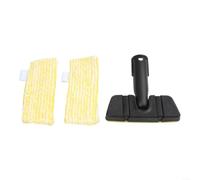 BlesConi Kit de brosses à main pour nettoyeur vapeur compatible avec Karcher SC1 SC2 SC3 SC4 SC5, multi pour nettoyage de surface pour carrelage et planchers en bois dur avec chiffon vapeur pelucheux