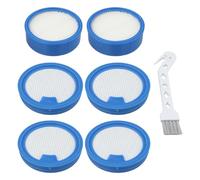 BlesConi Kit de filtre de rechange lavable pour aspirateurs sans fil AEG Series 7000 6000, système de filtration complet à 5 couches avec 2 préfiltres, 4 filtres HEPA et accessoire brosse