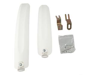 BlesConi Kit de garde-boue pour vélo pliable de petite roue de 35,6 à 50,8 cm, facile à installer avant et arrière (blanc)