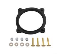 BlesConi Kit de joint de bride de sol de toilette pour véhicules récréatifs Dometic & Sealand, joint noir en silicone avec matériel de montage