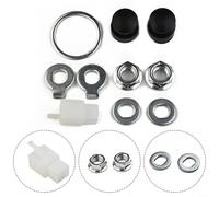 BlesConi Kit de pièces pour axe de moteur M14 pour vélo électrique avec écrous de blocage, rondelles, entretoises et écrous en caoutchouc pour moteurs de vélo électriques de 500 W-5000 W (pour M14)