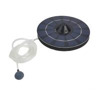 BlesConi Kit de pompe aérateur de bassin à énergie solaire, avec machine à bulles d'air, pour aquarium, oxygénation de l'eau