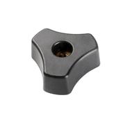 BlesConi Kit de rail coulissant en T pour établi de travail du bois, système de fixation en T en métal et plastique (poignée à écrou M6)