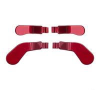 BlesConi Leviers de palette en alliage d'aluminium pour Xbox Elite Series 2, boutons arrière de rechange en métal pour une meilleure performance de jeu, modes de manette (rouge)