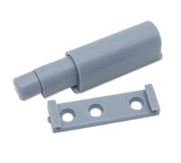 BlesConi Loquet amortisseur pour armoire avec amortissement à fermeture douce, rebond magnétique à pousser pour placard de cuisine, tiroir, meubles, gris