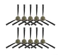BlesConi Lot de 10 brosses latérales pour Lefant M330/M330 Pro, ABS, noir