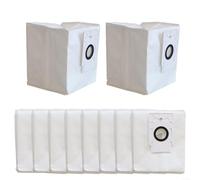 BlesConi Lot de 10 sacs à poussière pour aspirateur robot EZVIZ Capacité de 4 l pour RC3 Plus, RE4 Plus, RE5 Plus Pièces de rechange durables 90 jours