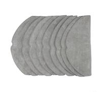 BlesConi Lot de 10 serpillères en microfibre pour Eufy G50 Hybrid L60 SES Gris