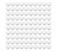 BlesConi Lot de 100 boules en polystyrène solides blanches de 2 à 3 cm pour loisirs créatifs, fabrication de gâteaux floraux, décoration de la maison (2,5 cm)