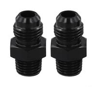 BlesConi Lot de 2 adaptateurs droits AN6 mâle vers NPT pour compatibilité universelle avec raccord hydraulique et installation dans des espaces restreints