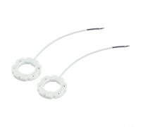 BlesConi Lot de 2 douilles GX53 avec câbles de 25 cm, support de lampe PC pour ampoules LED, convient pour vitrine, armoire, plafond, éclairage mural