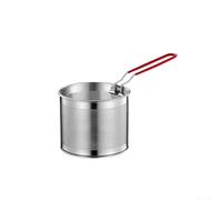 BlesConi Lot de 2 passoires à pâtes en acier inoxydable pour faire bouillir et cuire à la vapeur des légumes, compatible avec des casseroles de 2 l et 3 litres, argent