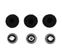 BlesConi Lot de 3 coussinets intra-auriculaires de rechange en silicone pour Plantronics Voyager Legend UC - Isolation acoustique (L/M/S) (D)