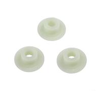 BlesConi Lot de 3 engrenages à vis sans fin de pompe à huile en plastique pour tronçonneuse 25 CC 38 CC 2 temps, compatible avec tronçonneuse chinoise série 2500 et 3800