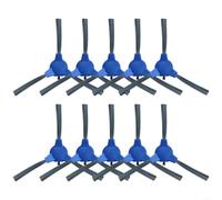 BlesConi Lot de 4/10 brosses latérales pour Liectroux Lilin X6 - Plastique + Nylon, nettoyage des coins et des bords - Installation facile (lot de 10)