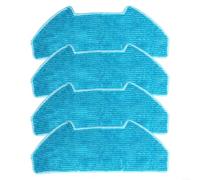 BlesConi Lot de 4 chiffons de rechange en microfibre pour aspirateur robot Redroad R10 SmartAI S8 Pro, nettoyage efficace, matériau robuste