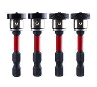 BlesConi Lot de 4 embouts de tournevis de positionnement pour vis de placoplâtre, outil de construction en métal de 50 mm